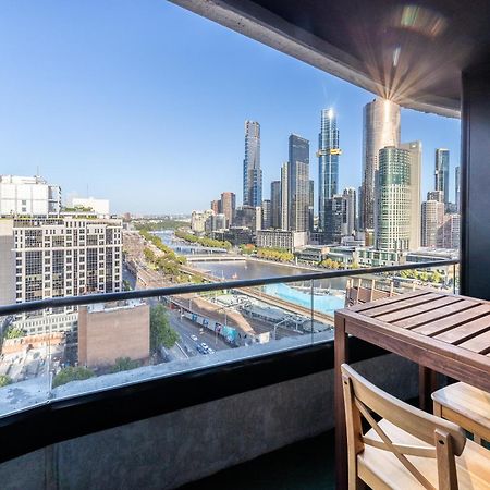 Aura2107, 2 Bedroom Apartment With Balcony, Stunning Yarra River And City Views Melbourne Eksteriør billede